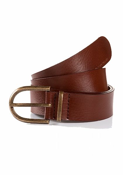 TOM TAILOR Ledergürtel "TTSYLKE", 3 cm breiter Damengürtel, Schließe im Vin günstig online kaufen