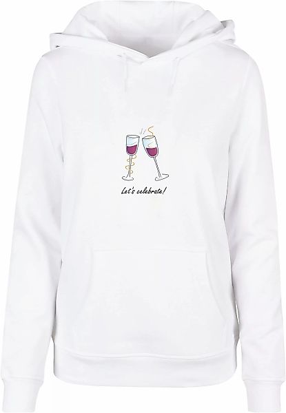Merchcode Kapuzenpullover "Merchcode Damen Ladies Lets celebrate Basic Hood günstig online kaufen