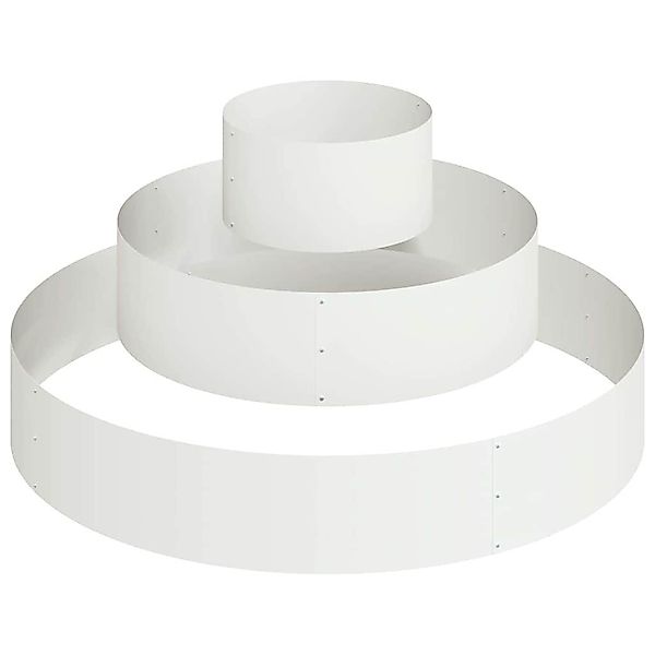vidaXL Blumentopf Gartenblumentopf Weiß 120 x günstig online kaufen