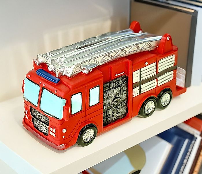 Kremers Schatzkiste Spardose Feuerwehrauto American Style günstig online kaufen
