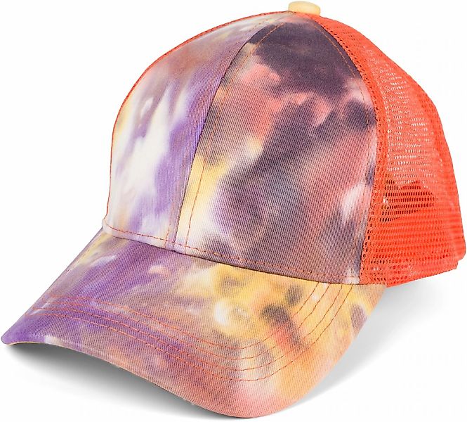 styleBREAKER "Ponytail Baseball Cap Batik mit Mesh Einsatz" 1 Stk. günstig online kaufen