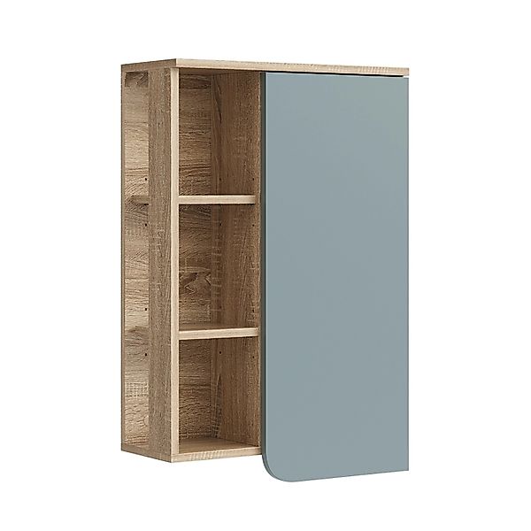 Vicco Hängeschrank Karen, Sonoma/Blau-Grau, 50 x 75 cm mit Tür und offenen günstig online kaufen