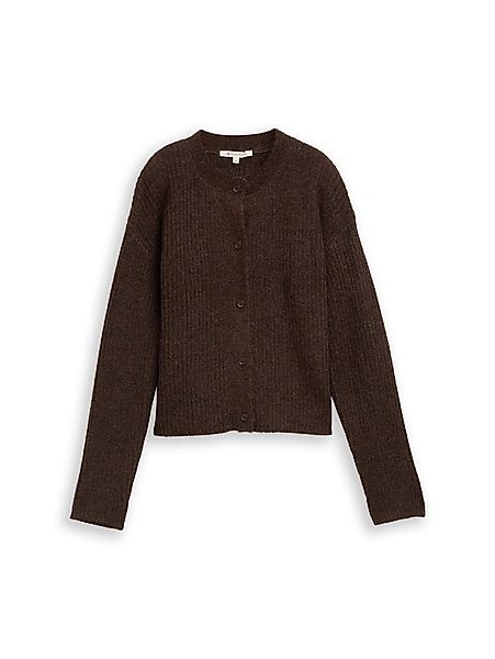 TOM TAILOR Wolljacke Flauschig Weiche Strickjacke günstig online kaufen