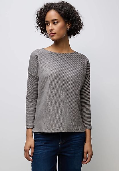 STREET ONE 3/4-Arm-Shirt, aus Baumwolle mit Stretchante günstig online kaufen