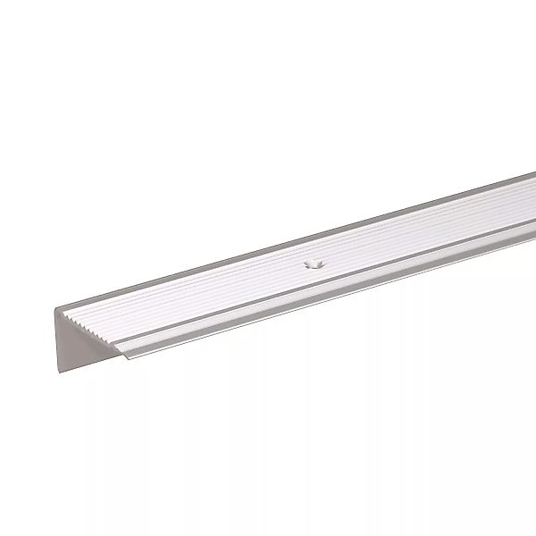 Treppenkantenprofil Aluminium 23 mm x 45 mm x 2.000 mm Silber günstig online kaufen