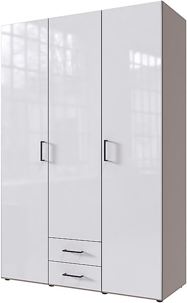 Wimex Drehtürenschrank "Mugano" mit langen oder kurzen Griffen aus Metall, günstig online kaufen