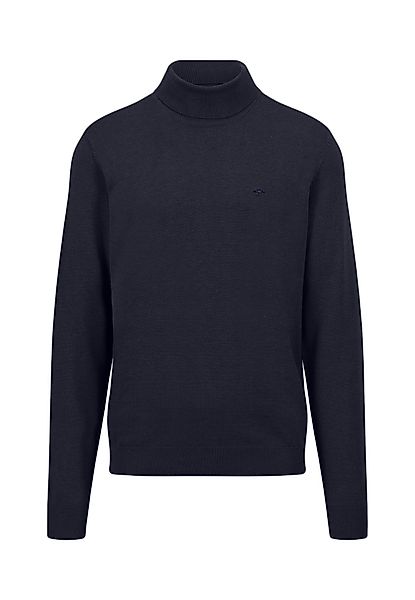FYNCH-HATTON Rollkragenpullover mit Logostickerei auf der günstig online kaufen