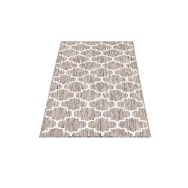 payé Teppich Sommer 62 Outdoor 150x150 cm Beige günstig online kaufen