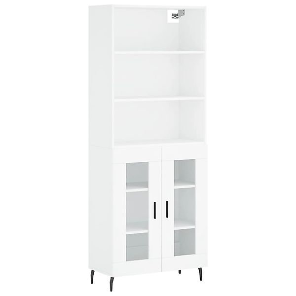 vidaXL Highboard Weiß 69,5x34x180 cm Holzwerkstoff 3189333 günstig online kaufen