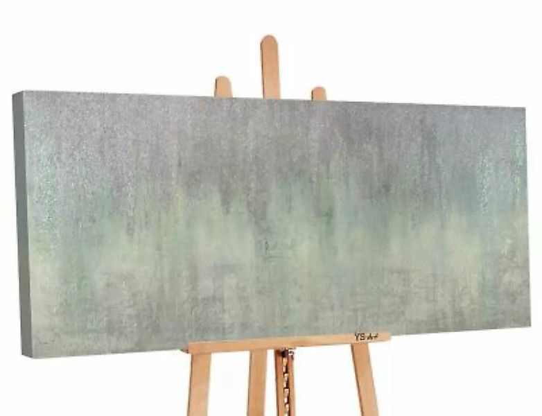 YS-Art™ Gemälde YS-Art Modernes Leinwandbild „Frost“ als Abstraktes Gemälde günstig online kaufen
