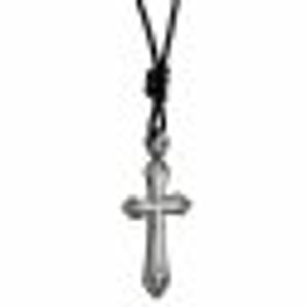 Anhänger mit Kette 925/- Sterling Silber oxidiert Kreuz günstig online kaufen