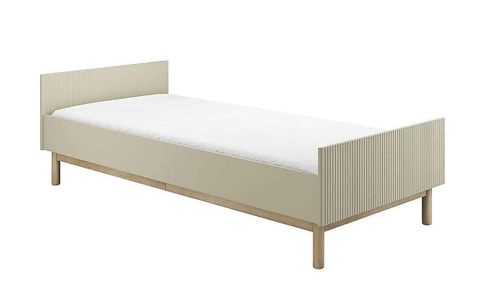 Bett  Miloo ¦ beige ¦ Maße (cm): B: 95,8 H: 62,7 Betten > Bettgestelle - Hö günstig online kaufen