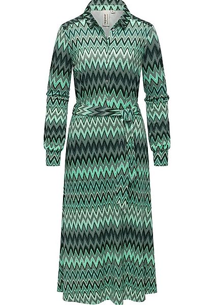Ragwear Blusenkleid Plantee Print Modisches Damenkleid mit Taillengürtel günstig online kaufen