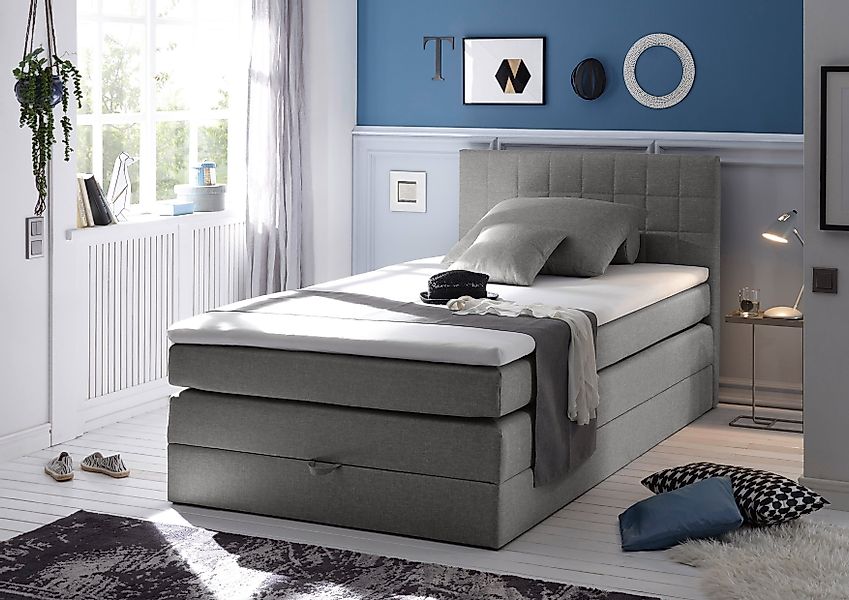 ED EXCITING DESIGN Boxspringbett Hawaii, inkl. günstig online kaufen