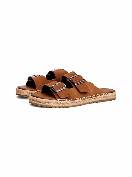 Tommy Hilfiger Pantolette "FLEX JUTTE HILFIGER SUEDE SANDAL", Sommerschuh, günstig online kaufen