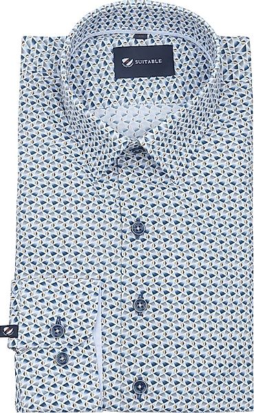 Suitable Hemd Glühbirnen Dia Mosa Blau - Größe 42 günstig online kaufen