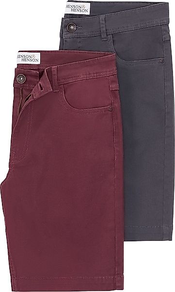 HENSON&HENSON Bermudas (Packung, 2er-Pack) in bequemer günstig online kaufen
