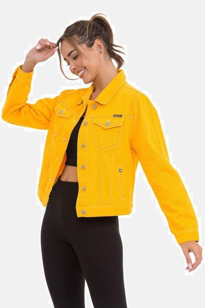 Cipo & Baxx Jeansjacke "Jeansjacke" ohne Kapuze Mit praktischen Brusttasche günstig online kaufen