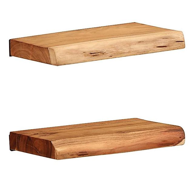 vidaXL Regal Wandregale 2 Stk. 30x20x3,5 cm Massivholz, 1-tlg. günstig online kaufen