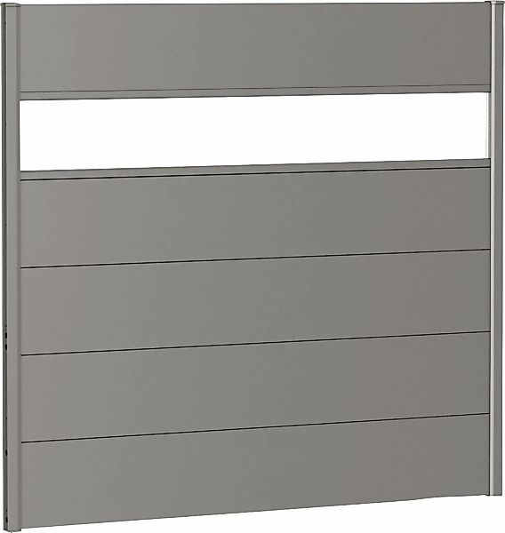 Biohort Sichtschutzelement 5 Metall-Paneele, 1 Acrylglas-Paneel und 2 Schie günstig online kaufen