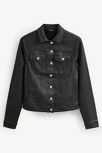 Next Jeansjacke Beschichtete Denim-Jacke (1-St) günstig online kaufen