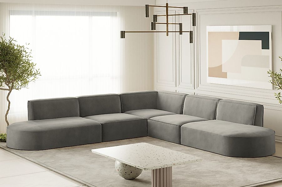 Fun Möbel Ecksofa Designersofa PALMA Seite günstig online kaufen