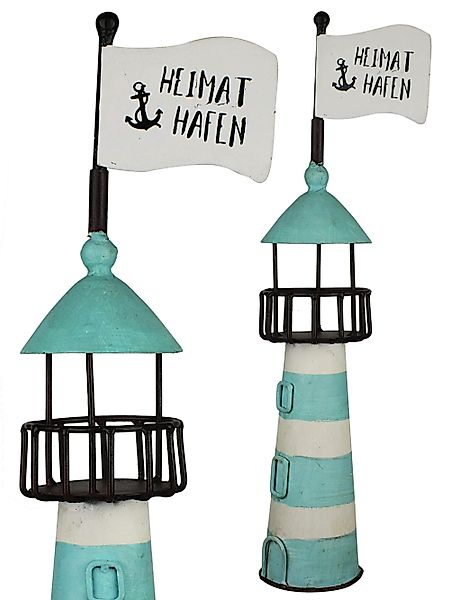 Paulslandhaus Gartenfigur Zaunhocker Leuchtturm, Ankerplatz, Heimathafen, günstig online kaufen