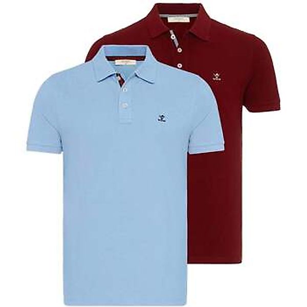 Antioch  T-Shirts & Poloshirts Beau Polo Neck 2 Pack Regular Fit T-Shirt günstig online kaufen