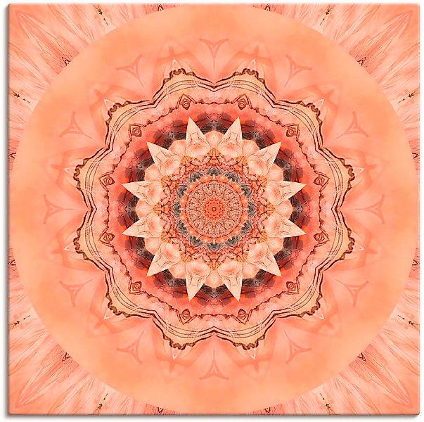 Artland Wandbild "Mandala Barmherzigkeit", Muster, (1 St.), als Leinwandbil günstig online kaufen