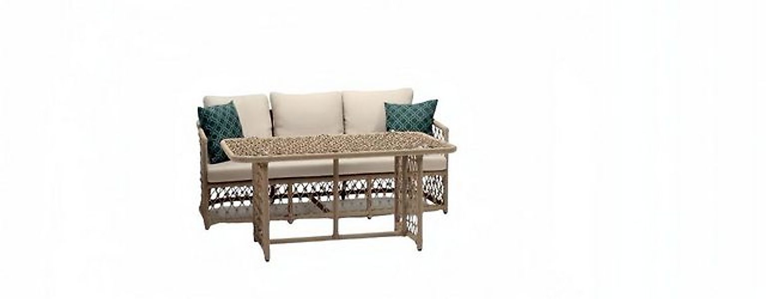 JVmoebel Sofa Garnitur Sofa 3 Sitzer Modern Couchtisch Sofas Dreisitzer Rat günstig online kaufen