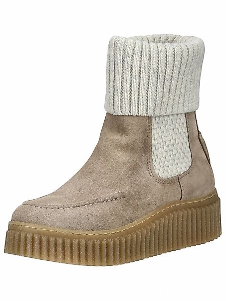 Marc OPolo Plateaustiefelette "Marc OPolo Stiefelette Veloursleder/Textil" günstig online kaufen