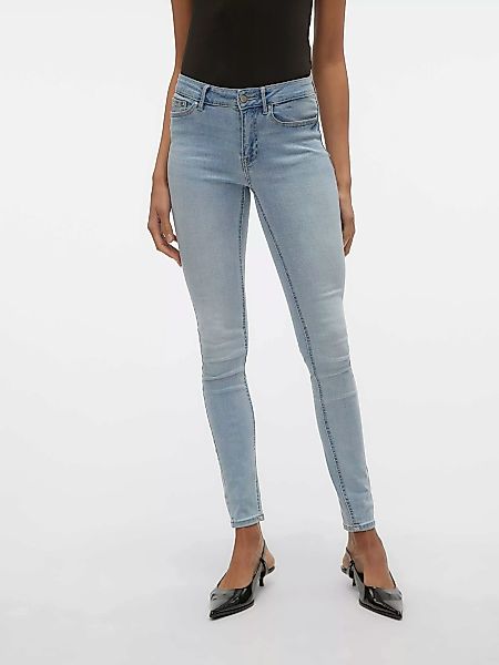 Vero Moda Skinny-fit-Jeans VMFLASH MR SKINNY JEANS LI3102 GA NOOS günstig online kaufen