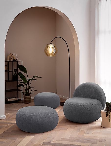 INOSIGN Polsterhocker "Mithras I Lieferzeit nur 2 Wochen, passend zum Sesse günstig online kaufen
