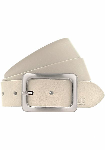 H.I.S Ledergürtel Schließe in glänzend satiniertem Silber - demnächste NEU günstig online kaufen