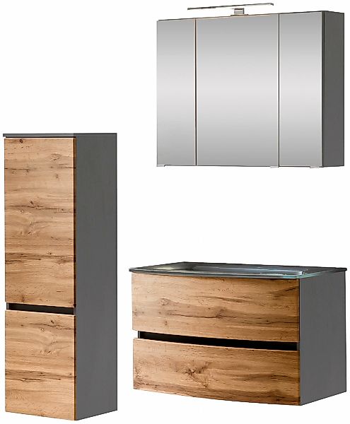 welltime Badezimmer-Set "Kaunas" Set, 3 Stk. tlg. günstig online kaufen