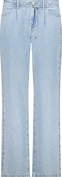 Monari 5-Pocket-Jeans Wide Leg Fit Wide Leg Fit mit Bindegürtel aus Lyocell günstig online kaufen