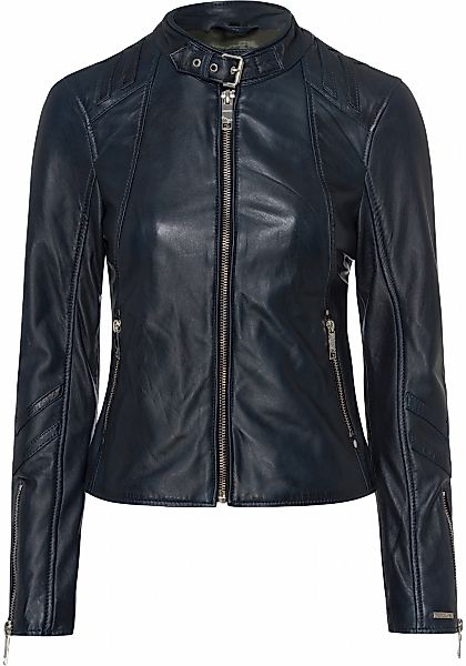 Maze Lederjacke, mit Fast-forward-Applikationen günstig online kaufen