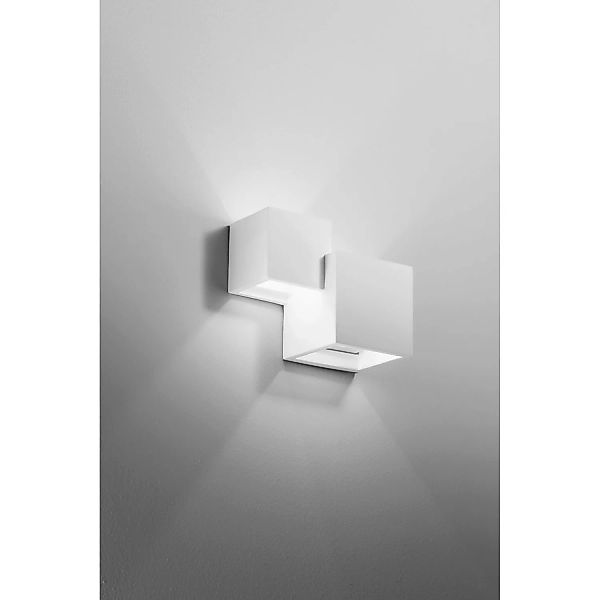 Eco-Light Wandleuchte Cepheus 2-flammig Weiß günstig online kaufen