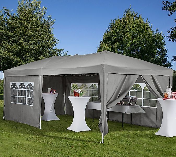 KONIFERA Faltpavillon, mit 6 Seitenteilen, (Set), BxT: 300x600 cm günstig online kaufen
