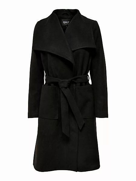 ONLY Weich Fallend Mantel Damen Schwarz günstig online kaufen