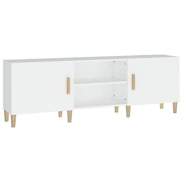 vidaXL TV-Schrank Weiß 150x30x50 cm Holzwerkstoff 812618 günstig online kaufen