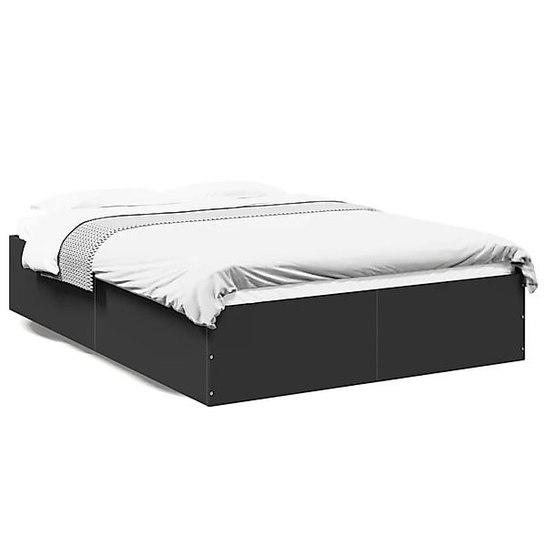vidaXL Bettgestell Schwarz 120x200 cm Holzwerkstoff 3281022 günstig online kaufen