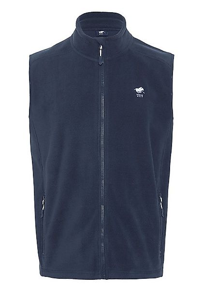 Polo Sylt Fleeceweste mit Label-Stitchings günstig online kaufen