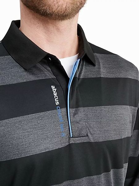 Abacus Sportswear Longsweatshirt Abacus Golf Langarmpolo Hudson Schwarz-Ant günstig online kaufen