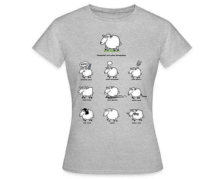 Spreadshirt T-Shirt Schafe Lustige Schafkunde Witziges Schäfchen Frauen T-S günstig online kaufen
