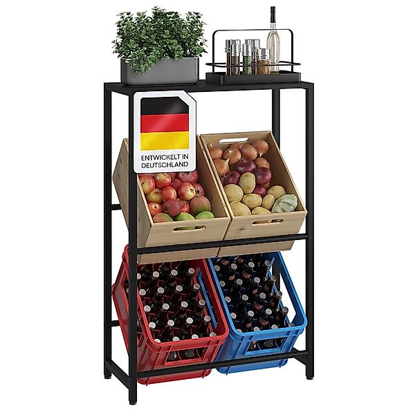 STEELSØN Flaschenregal Macondo mit Ablage, 4 günstig online kaufen