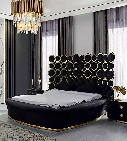 JVmoebel Bett Designerbett Luxus Textilbetten Schlafzimmer Doppelbett Bettr günstig online kaufen