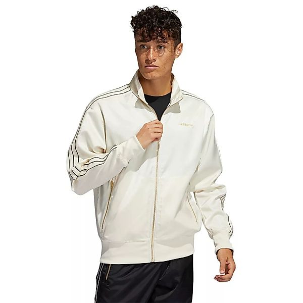 Adidas Originals Fb Satin Sweatshirt M Wonder White / Victory Crimson günstig online kaufen