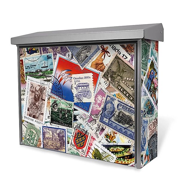 Banjado Briefkasten Edelstahl 38.5x31.5x12cm Ohne Zeitungsfach Inkl. Montag günstig online kaufen