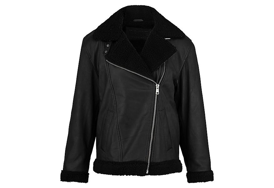 trueprodigy Lederjacke Alma Asymmetrischer Reißverschluss mit diversen Tedd günstig online kaufen